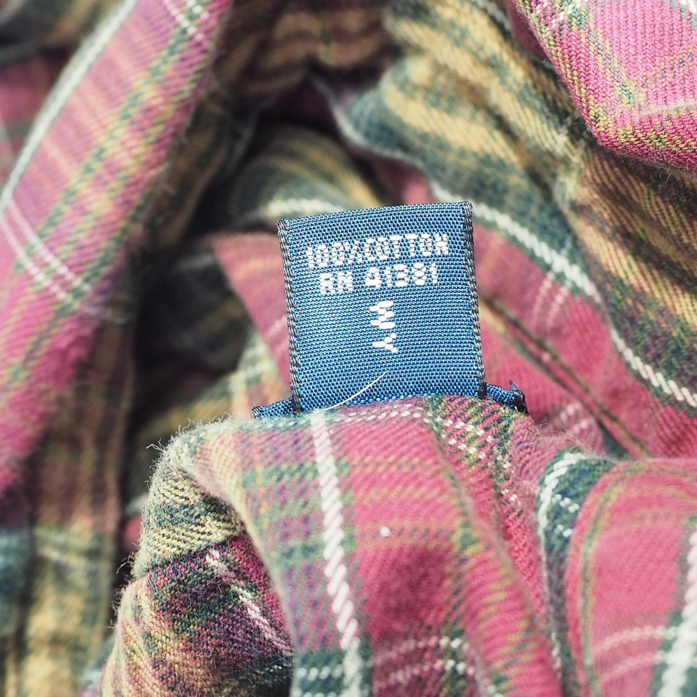 Ralph Lauren Shirt Mens Large Red Plaid Long Sleeve Button Front Cotton Preppy - Picture 8 of 8